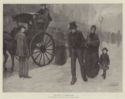 Viejos amigos, en la exposición de la Real Sociedad de Artistas Británicos de Theodore Flavel Cook